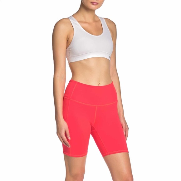 Zella Pants - Zella high waist red bike shorts small